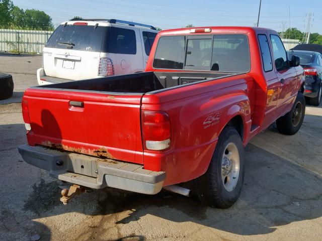 1FTZR15V6YTA12171 - 2000 FORD RANGER SUP RED photo 4