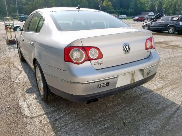 WVWAK73C48P007310 - 2008 VOLKSWAGEN PASSAT KOM SILVER photo 3