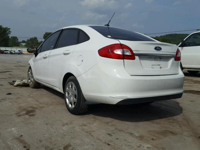 3FADP4AJXBM170724 - 2011 FORD FIESTA S WHITE photo 3