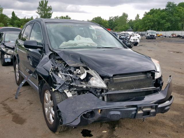 JHLRE48797C109442 - 2007 HONDA CR-V EXL BLACK photo 1