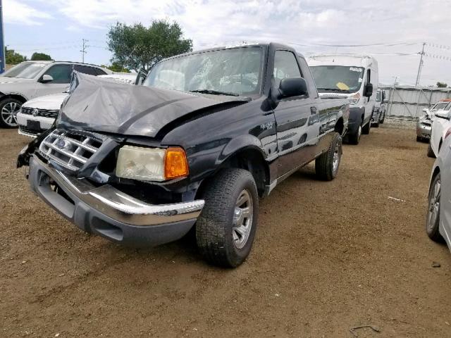 1FTZR44E33PB62310 - 2003 FORD RANGER SUP BLACK photo 2