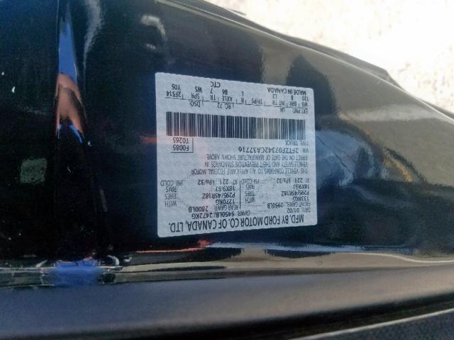 2FTZF07342CA37716 - 2002 FORD F150 SVT L BLACK photo 10