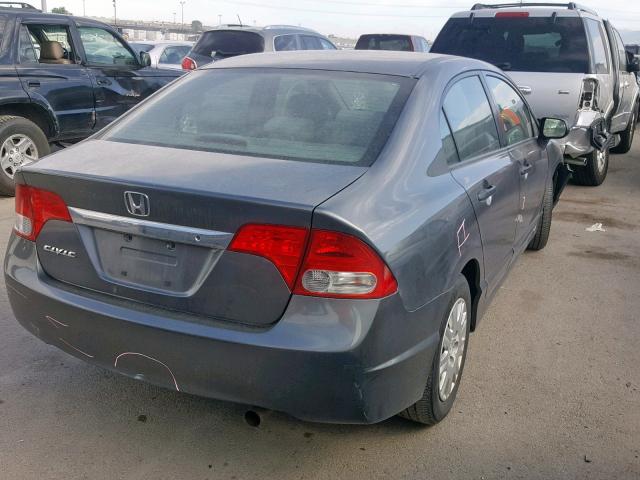 2HGFA1F34AH311721 - 2010 HONDA CIVIC VP GRAY photo 4