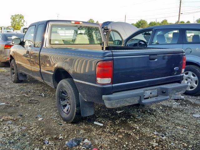 1FTYR14V7YPC10716 - 2000 FORD RANGER SUP BLUE photo 3