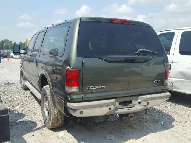 1FMNU43S3YED84980 - 2000 FORD EXCURSION GRAY photo 3