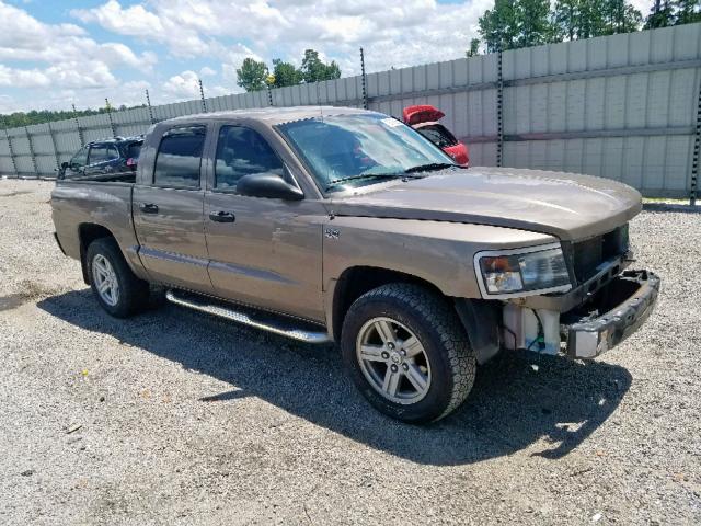 1D7CW3GP5AS104219 - 2010 DODGE DAKOTA SXT BROWN photo 1