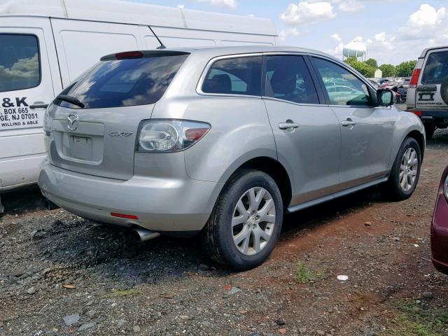 JM3ER29L190234043 - 2009 MAZDA CX-7 SILVER photo 4