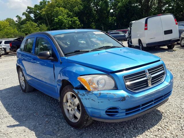 1B3HB48A49D143591 - 2009 DODGE CALIBER SX BLUE photo 1