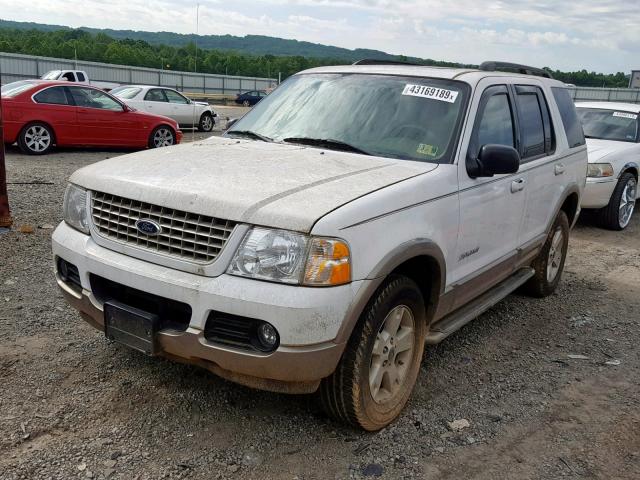 1FMZU74W64UA78649 - 2004 FORD EXPLORER E WHITE photo 2