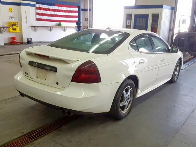 2G2WS522441150420 - 2004 PONTIAC GRAND PRIX WHITE photo 4