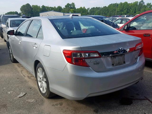 4T1BD1FK9DU073776 - 2013 TOYOTA CAMRY HYBR SILVER photo 3