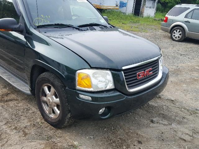 1GKET16S836104334 - 2003 GMC ENVOY XL GREEN photo 9