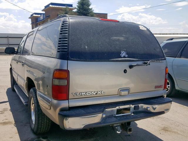 3GKFK16T61G161692 - 2001 GMC YUKON XL K BEIGE photo 3