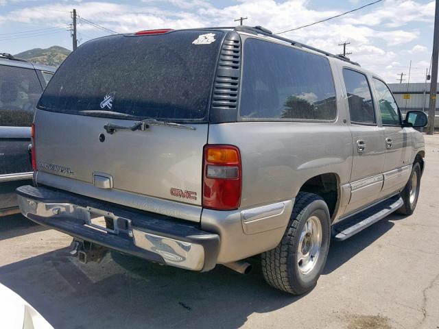 3GKFK16T61G161692 - 2001 GMC YUKON XL K BEIGE photo 4