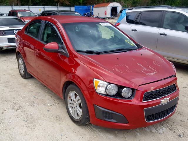 1G1JA5SH9C4113730 - 2012 CHEVROLET SONIC LS RED photo 1