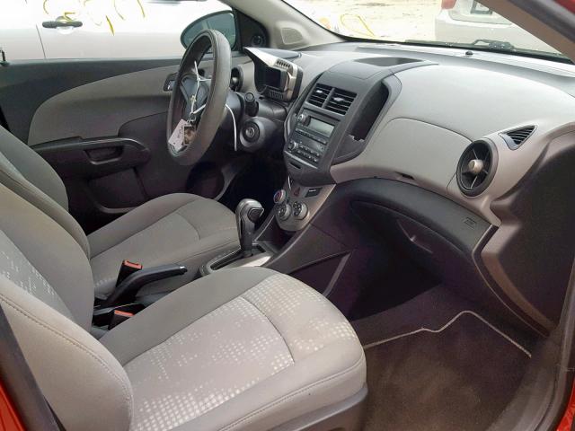 1G1JA5SH9C4113730 - 2012 CHEVROLET SONIC LS RED photo 5