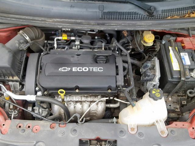 1G1JA5SH9C4113730 - 2012 CHEVROLET SONIC LS RED photo 7