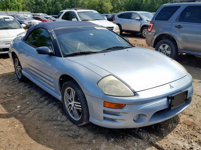 4A3AE75H24E066536 - 2004 MITSUBISHI ECLIPSE SP BLUE photo 1