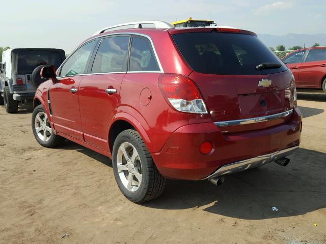 3GNFL4E57CS645424 - 2012 CHEVROLET CAPTIVA SP RED photo 3