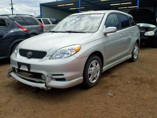 2T1KR32E23C094353 - 2003 TOYOTA MATRIX GRAY photo 2