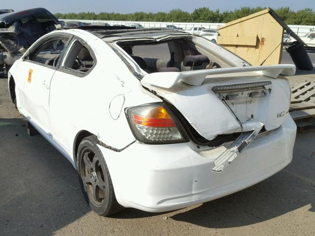 JTKDE177360113289 - 2006 TOYOTA SCION TC თეთრი ფოტო 3