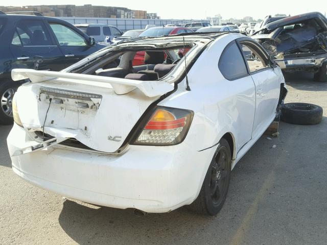 JTKDE177360113289 - 2006 TOYOTA SCION TC თეთრი ფოტო 4