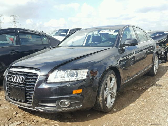 WAUKGAFBXBN005650 - 2011 AUDI A6 PRESTIG BLACK photo 2