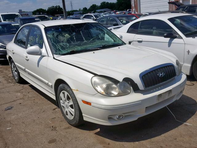 KMHWF25H85A208773 - 2005 HYUNDAI SONATA GL WHITE photo 1