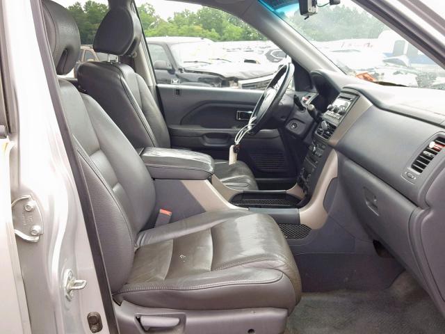 5FNYF18686B007613 - 2006 HONDA PILOT EX SILVER photo 5