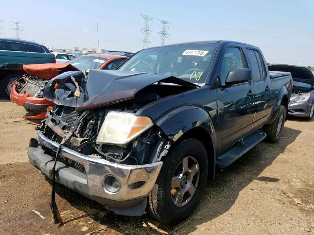 1N6AD09U27C451239 - 2007 NISSAN FRONTIER C BLACK photo 2