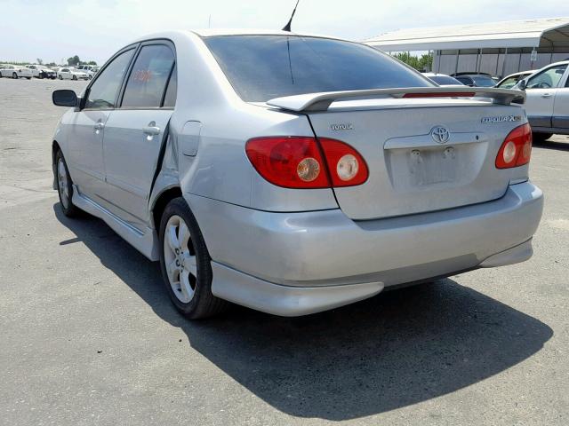2T1BY32E46C550229 - 2006 TOYOTA COROLLA XR 银色 照片 3