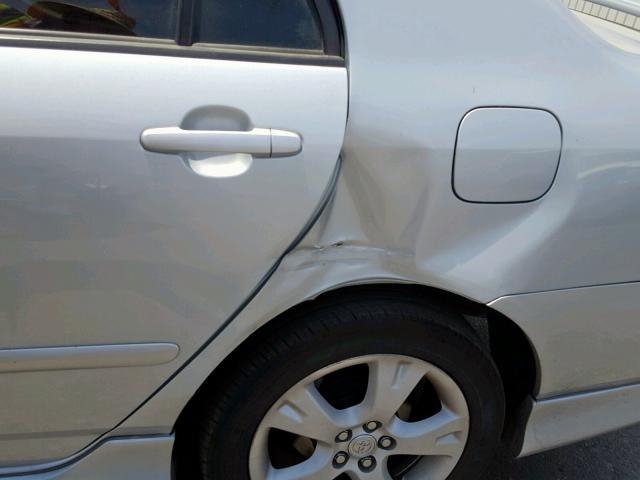 2T1BY32E46C550229 - 2006 TOYOTA COROLLA XR 银色 照片 9