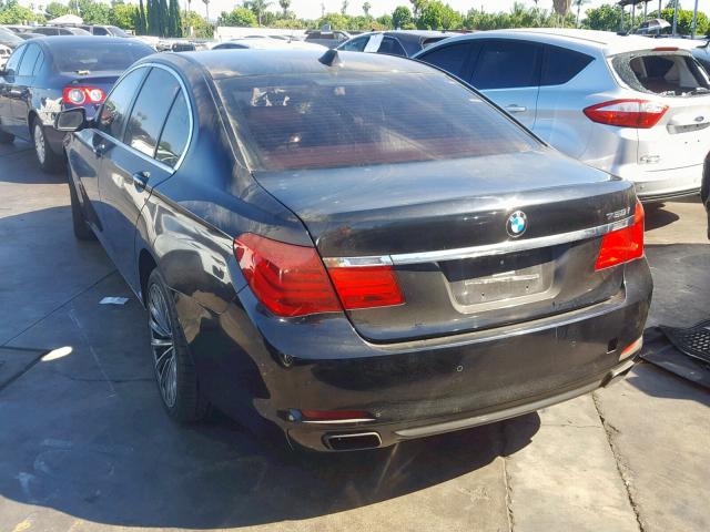 WBAKA8C51BCY37365 - 2011 BMW 750I BLACK photo 3