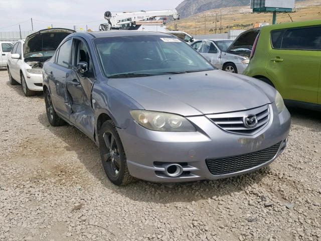 JM1BK123741195059 - 2004 MAZDA 3 S GRAY photo 1