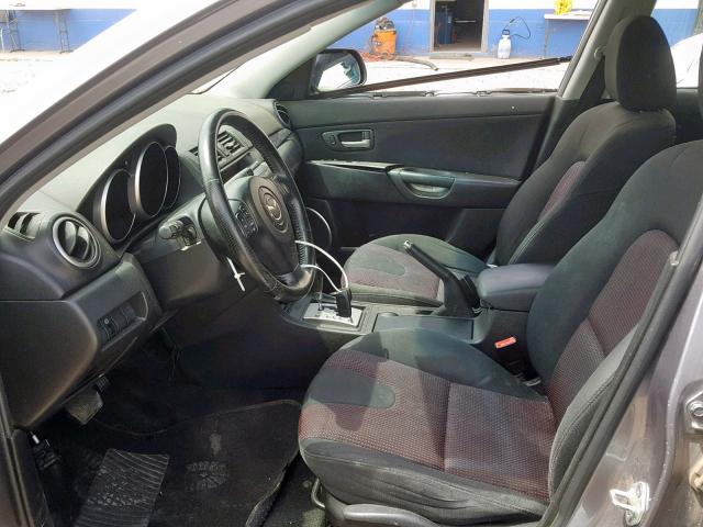 JM1BK123741195059 - 2004 MAZDA 3 S GRAY photo 5