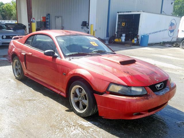 1FAFP42X22F160653 - 2002 FORD MUSTANG GT RED photo 1