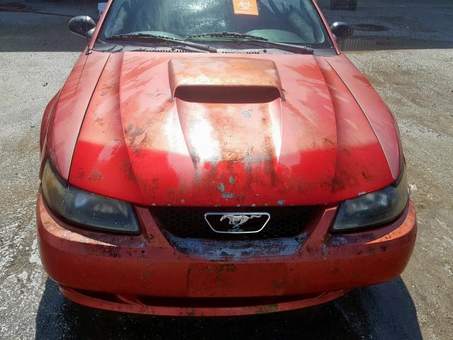 1FAFP42X22F160653 - 2002 FORD MUSTANG GT RED photo 7