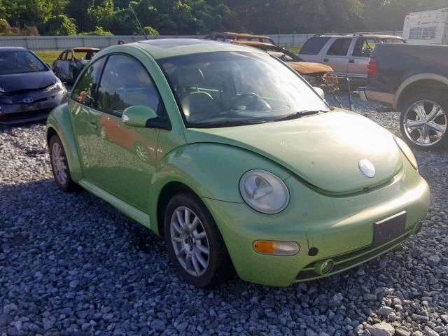 3VWCK31C25M415002 - 2005 VOLKSWAGEN NEW BEETLE მწვანე ფოტო 1