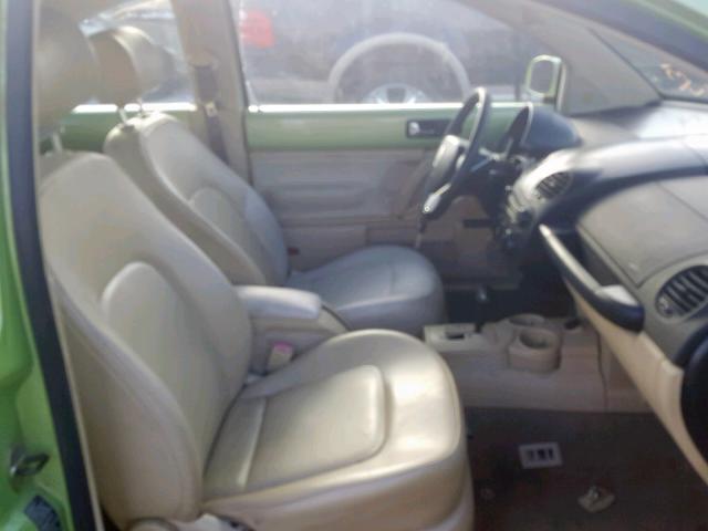 3VWCK31C25M415002 - 2005 VOLKSWAGEN NEW BEETLE მწვანე ფოტო 5