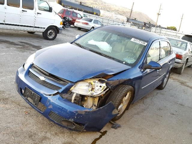 1G1AZ52F557649745 - 2005 CHEVROLET COBALT LT BLUE photo 2