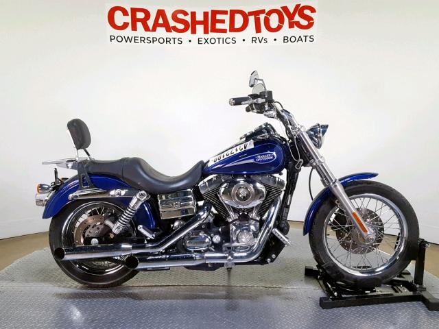 1HD1GN1166K327910 - 2006 HARLEY-DAVIDSON FXDLI BLUE photo 1