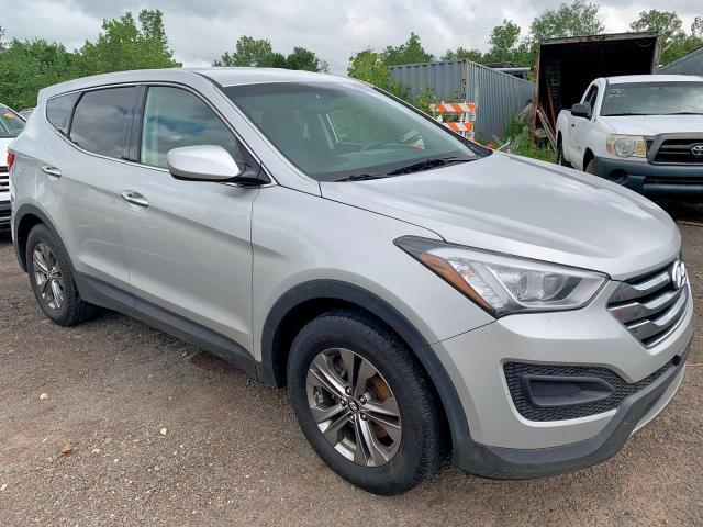 5XYZTDLB5EG202160 - 2014 HYUNDAI SANTA FE S SILVER photo 1