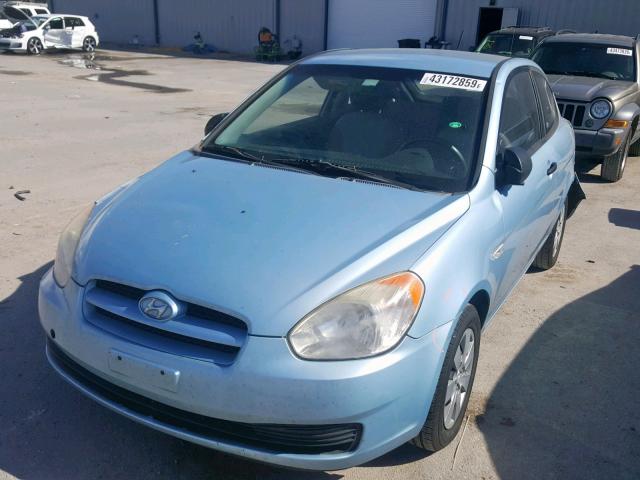 KMHCM36C58U071957 - 2008 HYUNDAI ACCENT GS BLUE photo 2