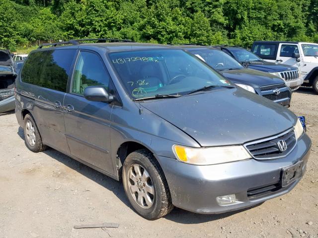 2HKRL18922H563211 - 2002 HONDA ODYSSEY EX CHARCOAL photo 1