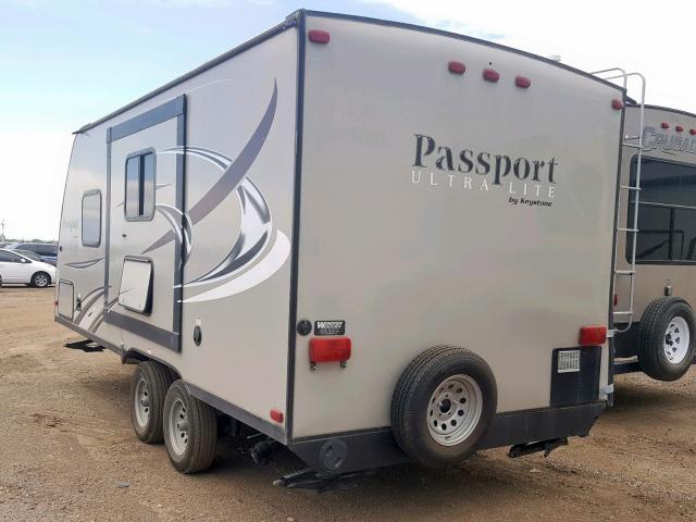 4YDT1992XGT412502 - 2016 KEYSTONE PASSPORT TAN photo 3