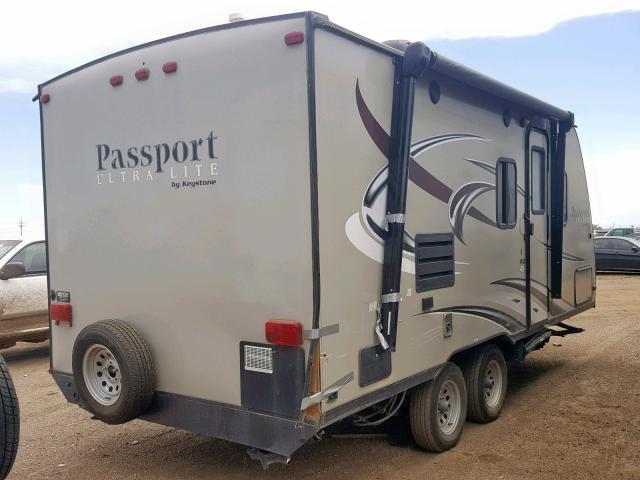 4YDT1992XGT412502 - 2016 KEYSTONE PASSPORT TAN photo 4