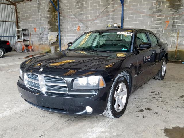 2B3CA3CV4AH243957 - 2010 DODGE CHARGER SX BLACK photo 2