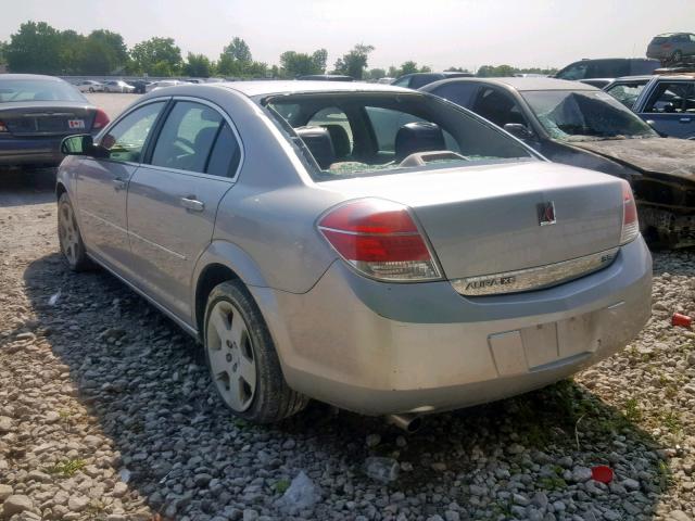 1G8ZS57NX8F117829 - 2008 SATURN AURA XE SILVER photo 3