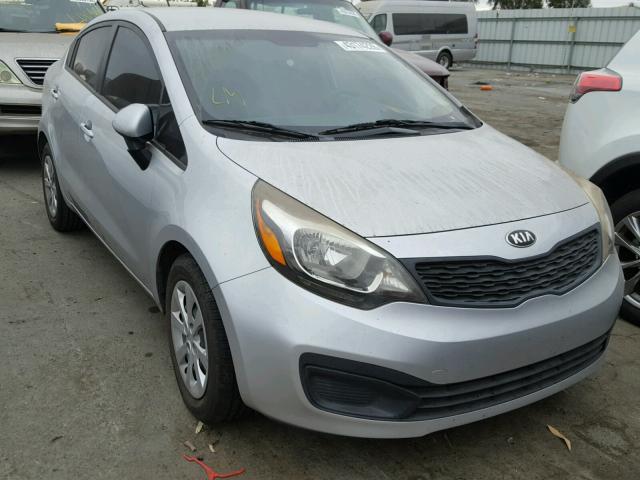 KNADM4A39D6193724 - 2013 KIA RIO LX SILVER photo 1