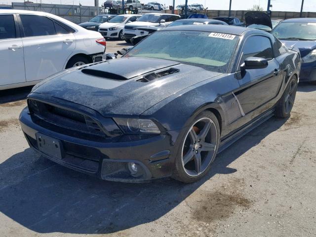 1ZVBP8CF9E5288286 - 2014 FORD MUSTANG GT BLACK photo 2